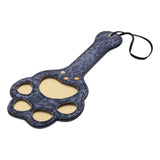Buy Sex & Mischief Cougar Paw Paddle - Navy Blue/Gold Spanking Paddle – Naughtyhut NZ sex toys online. Discreet delivery & top brands.