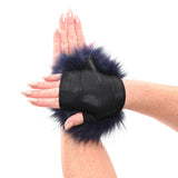 Buy Sex & Mischief Cougar Spiked Sensory Glove - Navy Blue Furry Glove with Metal Spikes – Naughtyhut NZ sex toys online. Discreet delivery & top brands.