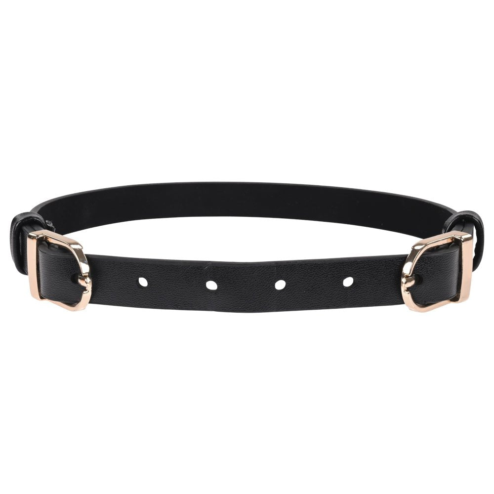 Buy Sex & Mischief Double Buckle Day Collar - Black Collar – Naughtyhut NZ sex toys online. Discreet delivery & top brands.