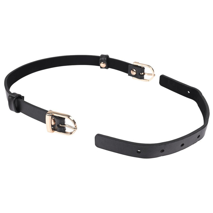 Sex & Mischief Double Buckle Day Collar - Black Collar – Sex toys NZ by Naughtyhut. Discreet delivery nationwide.