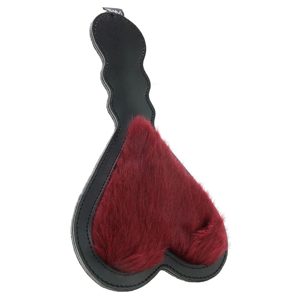 Sex & Mischief Enchanted Heart Paddle - Red/Black Paddle – Sex toys NZ by Naughtyhut. Discreet delivery nationwide.