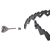 Buy Sex & Mischief Heart Day Collar - Black Collar – Naughtyhut NZ sex toys online. Discreet delivery & top brands.