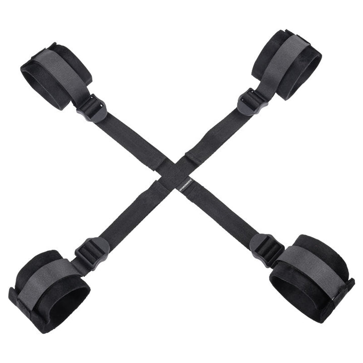 Sex & Mischief Hog Tie - Black Restraint – Sex toys NZ by Naughtyhut. Discreet delivery nationwide.