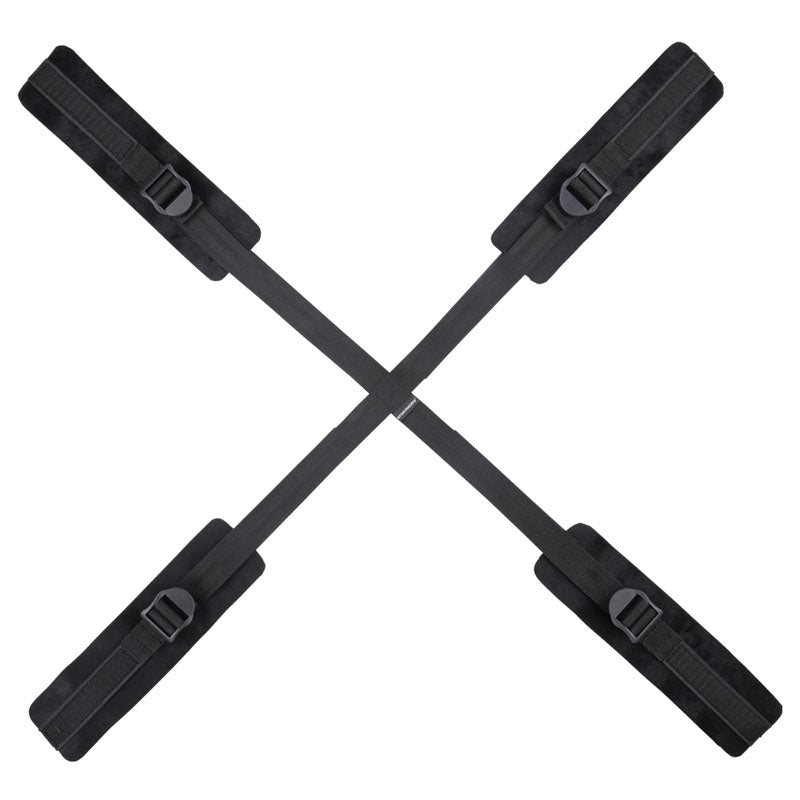 Buy Sex & Mischief Hog Tie - Black Restraint – Naughtyhut NZ sex toys online. Discreet delivery & top brands.