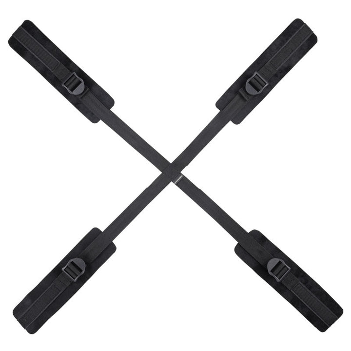 Sex & Mischief Hog Tie - Black Restraint – Sex toys NZ by Naughtyhut. Discreet delivery nationwide.