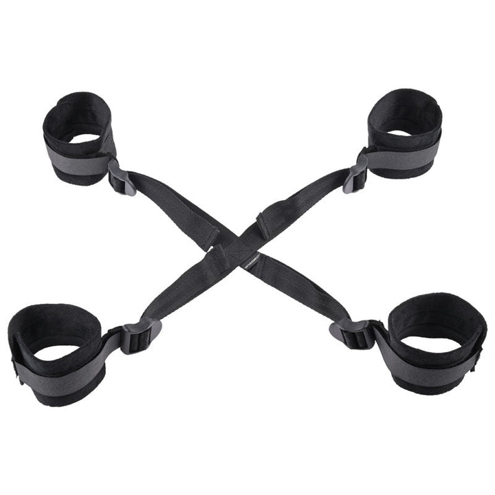 Sex & Mischief Hog Tie - Black Restraint – Sex toys NZ by Naughtyhut. Discreet delivery nationwide.