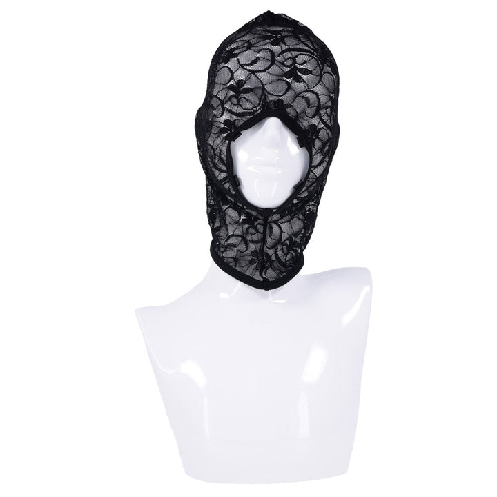 Sex & Mischief Lace Hush Hood - Black Hood – Sex toys NZ by Naughtyhut. Discreet delivery nationwide.