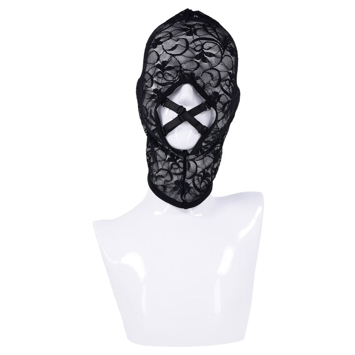 Sex & Mischief Lace Hush Hood - Black Hood – Sex toys NZ by Naughtyhut. Discreet delivery nationwide.