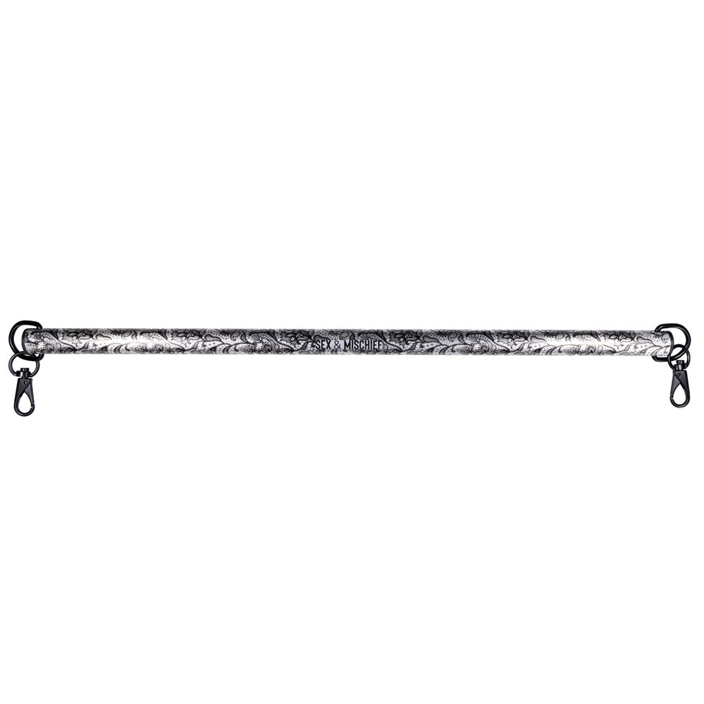 Sex & Mischief Lace Spreader Bar - Aluminium Restraint Bar – Sex toys NZ by Naughtyhut. Discreet delivery nationwide.