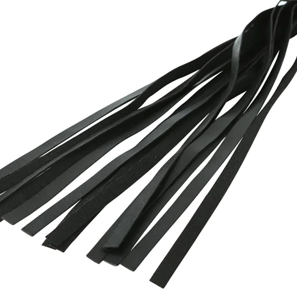 Buy Sex & Mischief Mini Flogger - Black 53 cm Flogger Whip – Naughtyhut NZ sex toys online. Discreet delivery & top brands.
