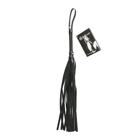 Buy Sex & Mischief Mini Flogger - Black 53 cm Flogger Whip – Naughtyhut NZ sex toys online. Discreet delivery & top brands.