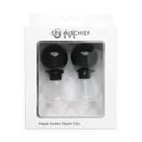 Buy Sex & Mischief Nipple Suckers - Set of 2 – Naughtyhut NZ sex toys online. Discreet delivery & top brands.