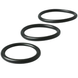 Buy Sex & Mischief Nitrile Cock Ring 3 Pack - Black Cock Rings - Set of 3 Sizes – Naughtyhut NZ sex toys online. Discreet delivery & top brands.