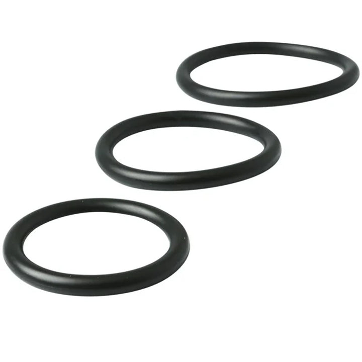 Sex & Mischief Nitrile Cock Ring 3 Pack - Black Cock Rings - Set of 3 Sizes – Sex toys NZ by Naughtyhut. Discreet delivery nationwide.