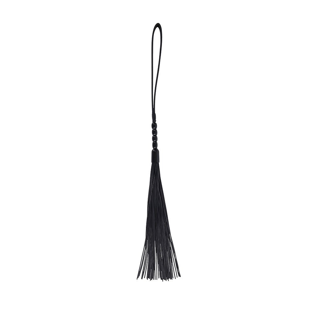 Buy Sex & Mischief Noir Whip - Black 40 cm Rubber Whip – Naughtyhut NZ sex toys online. Discreet delivery & top brands.