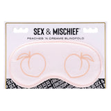 Buy Sex & Mischief Peaches n CreaMe Blindfold - Peach Eyemask – Naughtyhut NZ sex toys online. Discreet delivery & top brands.