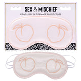 Buy Sex & Mischief Peaches n CreaMe Blindfold - Peach Eyemask – Naughtyhut NZ sex toys online. Discreet delivery & top brands.