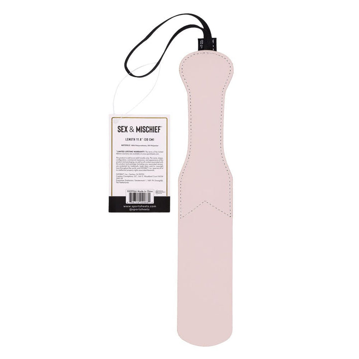 Sex & Mischief Peaches n CreaMe Impression Paddle - Peach Spanking Paddle – Sex toys NZ by Naughtyhut. Discreet delivery nationwide.