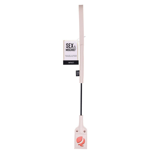 Buy Sex & Mischief Peaches n CreaMe Impressions Crop - Peach 53 cm Crop Whip – Naughtyhut NZ sex toys online. Discreet delivery & top brands.
