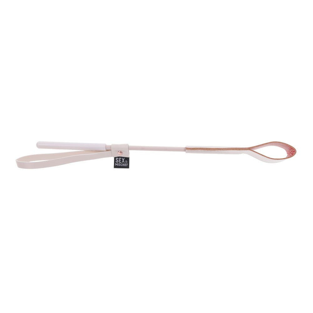 Sex & Mischief Peaches n CreaMe Riding Crop - Peach 30 cm Crop Whip – Sex toys NZ by Naughtyhut. Discreet delivery nationwide.