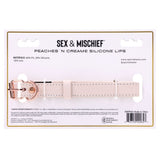 Buy Sex & Mischief Peaches n CreaMe Silicone Lips - Peach Mouth Restraint – Naughtyhut NZ sex toys online. Discreet delivery & top brands.