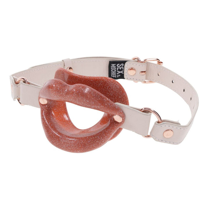 Sex & Mischief Peaches n CreaMe Silicone Lips - Peach Mouth Restraint – Sex toys NZ by Naughtyhut. Discreet delivery nationwide.