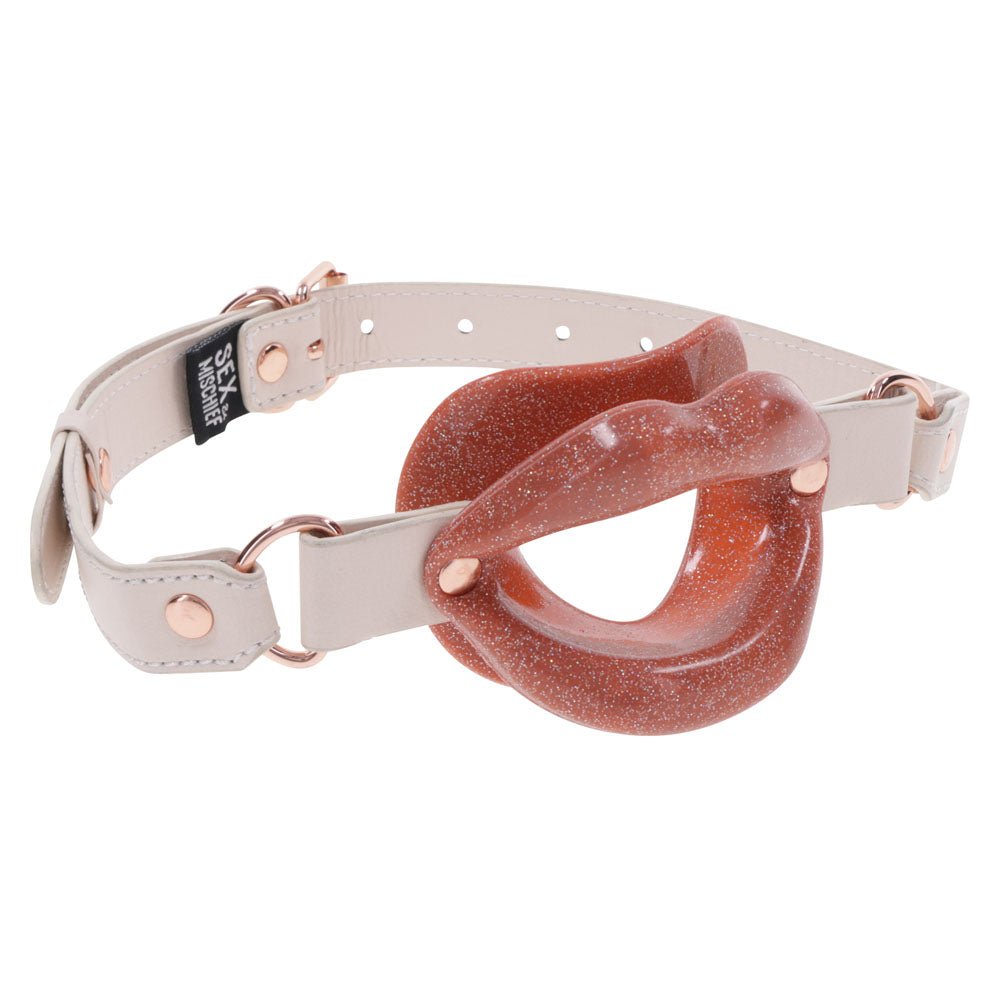 Sex & Mischief Peaches n CreaMe Silicone Lips - Peach Mouth Restraint – Sex toys NZ by Naughtyhut. Discreet delivery nationwide.