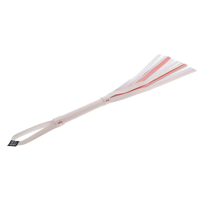 Sex & Mischief Peaches n CreaMe Stripe Flogger - Peach 80 cm Flogger Whip – Sex toys NZ by Naughtyhut. Discreet delivery nationwide.
