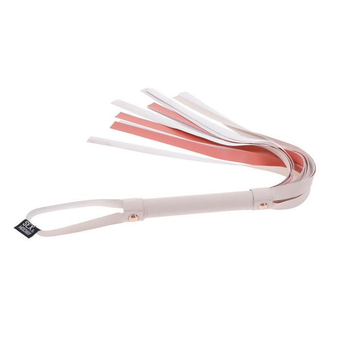 Sex & Mischief Peaches n CreaMe Stripe Flogger - Peach 80 cm Flogger Whip – Sex toys NZ by Naughtyhut. Discreet delivery nationwide.