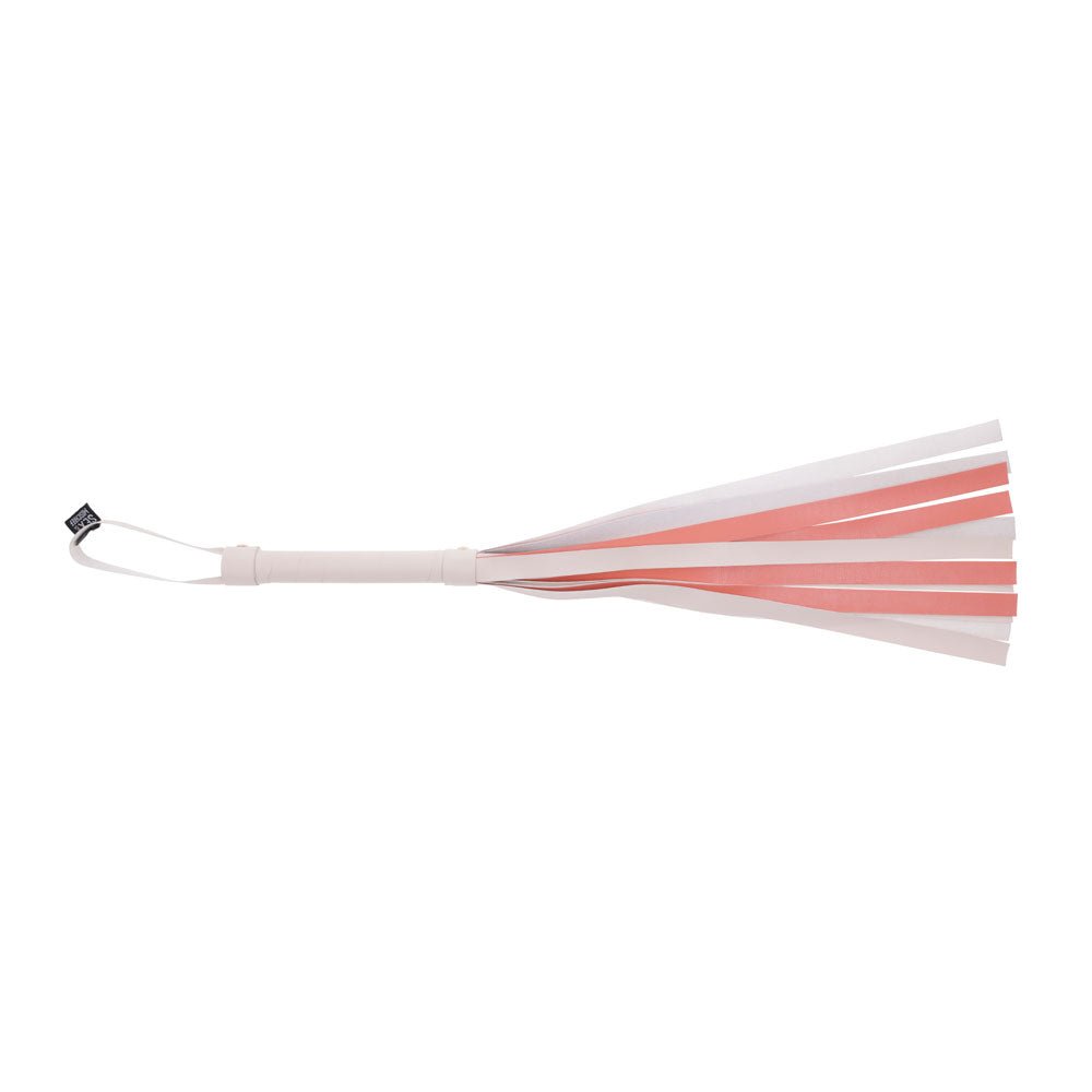 Sex & Mischief Peaches n CreaMe Stripe Flogger - Peach 80 cm Flogger Whip – Sex toys NZ by Naughtyhut. Discreet delivery nationwide.