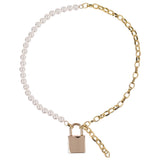 Buy Sex & Mischief Pearl Day Collar - Pearl/Gold Necklace – Naughtyhut NZ sex toys online. Discreet delivery & top brands.