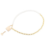 Buy Sex & Mischief Pearl Day Collar - Pearl/Gold Necklace – Naughtyhut NZ sex toys online. Discreet delivery & top brands.