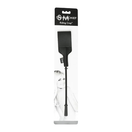 Buy Sex & Mischief Riding Crop - Black 30 cm Crop Whip – Naughtyhut NZ sex toys online. Discreet delivery & top brands.