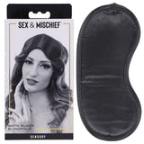 Buy Sex & Mischief Satin Blindfold Black - Black Blindfold – Naughtyhut NZ sex toys online. Discreet delivery & top brands.