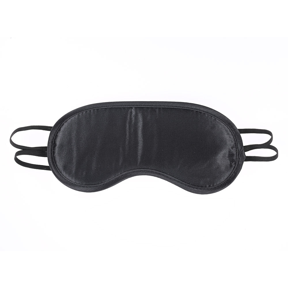 Buy Sex & Mischief Satin Blindfold Black - Black Blindfold – Naughtyhut NZ sex toys online. Discreet delivery & top brands.