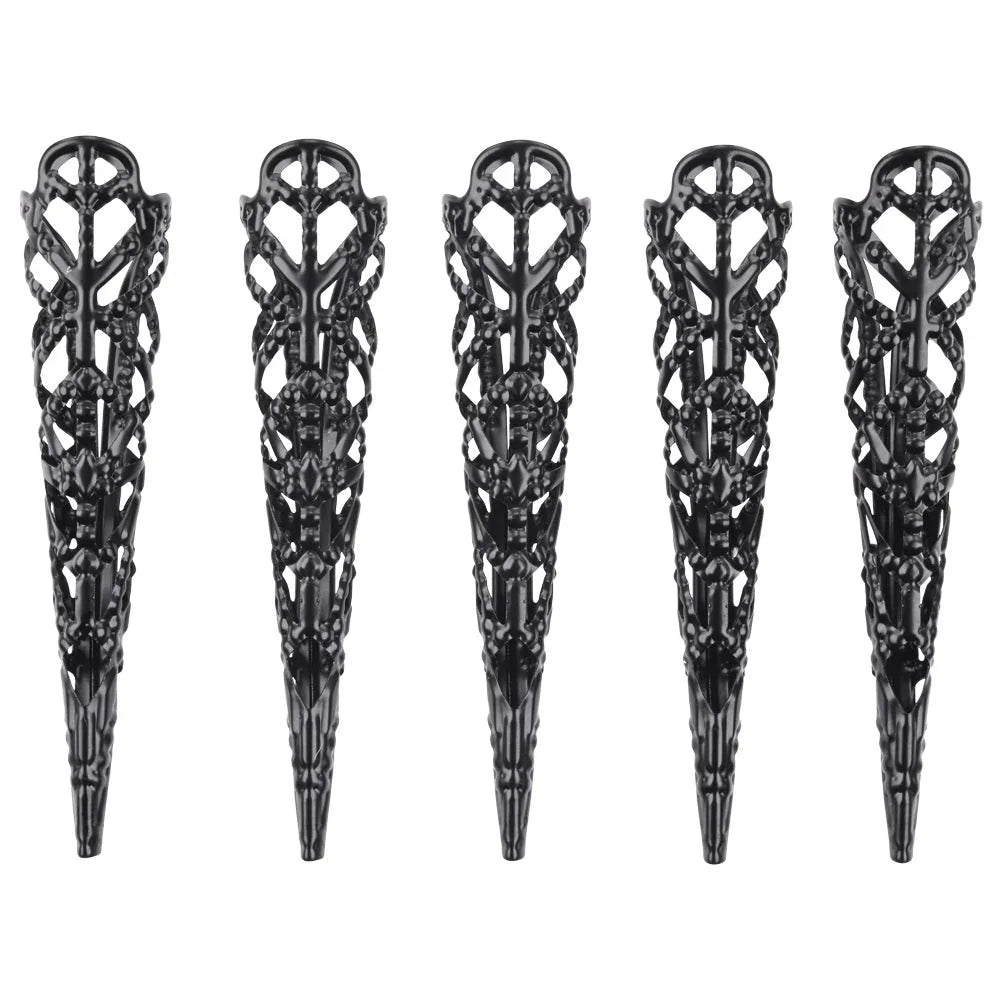 The five Sensory Fingertips lined up in a row on white