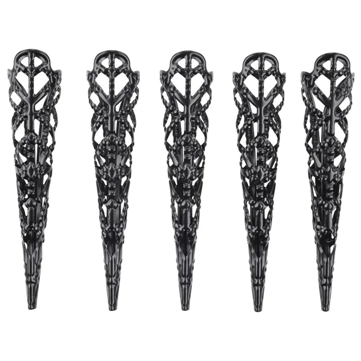 The five Sensory Fingertips lined up in a row on white