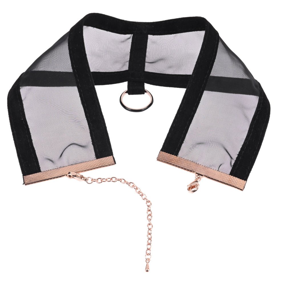 Sex & Mischief Sheer Day Collar - Black Collar – Sex toys NZ by Naughtyhut. Discreet delivery nationwide.