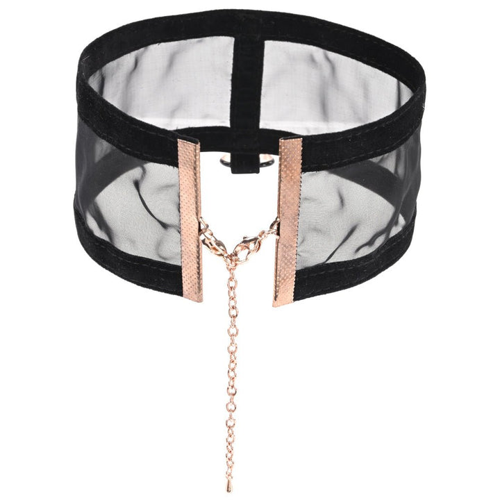 Sex & Mischief Sheer Day Collar - Black Collar – Sex toys NZ by Naughtyhut. Discreet delivery nationwide.