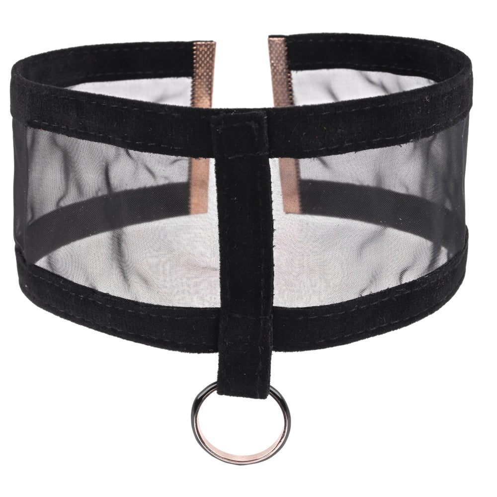 Sex & Mischief Sheer Day Collar - Black Collar – Sex toys NZ by Naughtyhut. Discreet delivery nationwide.