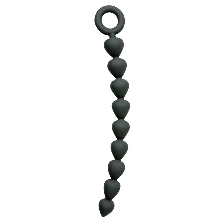 Sex & Mischief Silicone Anal Beads - Black - Black 22.9 cm Anal Beads – Sex toys NZ by Naughtyhut. Discreet delivery nationwide.