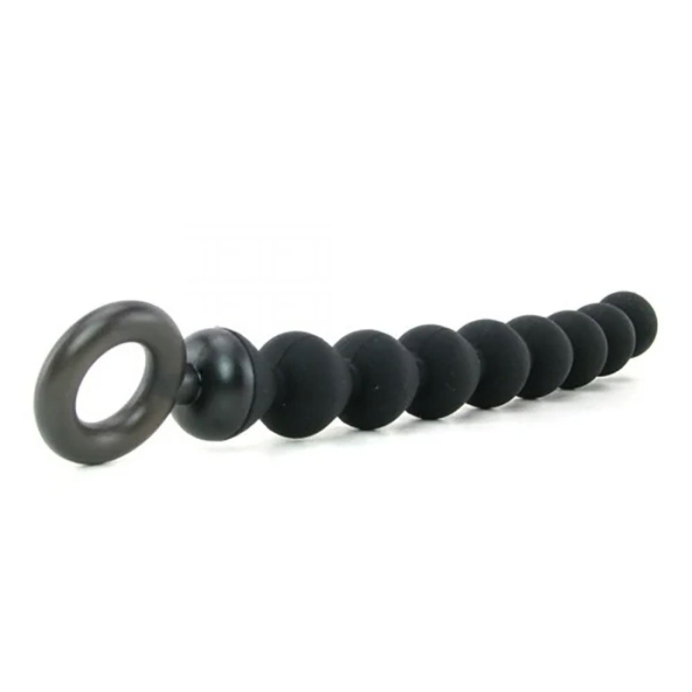 Sex & Mischief Silicone Anal Beads - Black - Black 22.9 cm Anal Beads – Sex toys NZ by Naughtyhut. Discreet delivery nationwide.