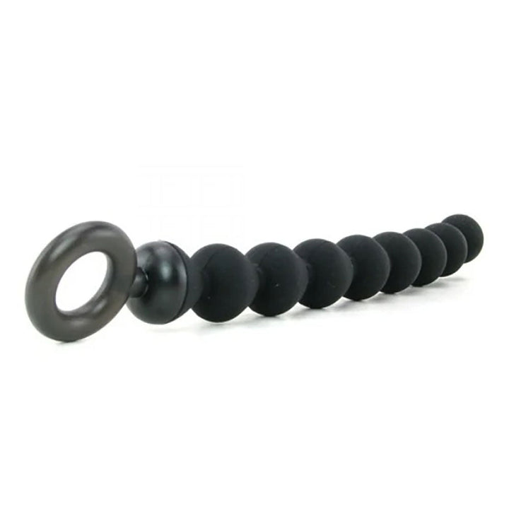 Sex & Mischief Silicone Anal Beads - Black - Black 22.9 cm Anal Beads – Sex toys NZ by Naughtyhut. Discreet delivery nationwide.