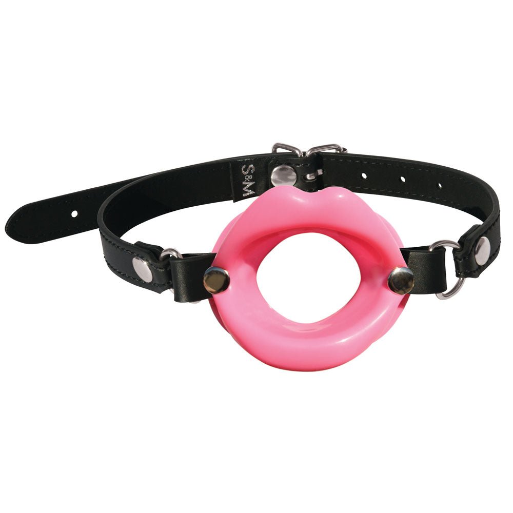 Sex & Mischief Silicone Lips Mouth Gag - Pink - Pink Mouth Restraint – Sex toys NZ by Naughtyhut. Discreet delivery nationwide.