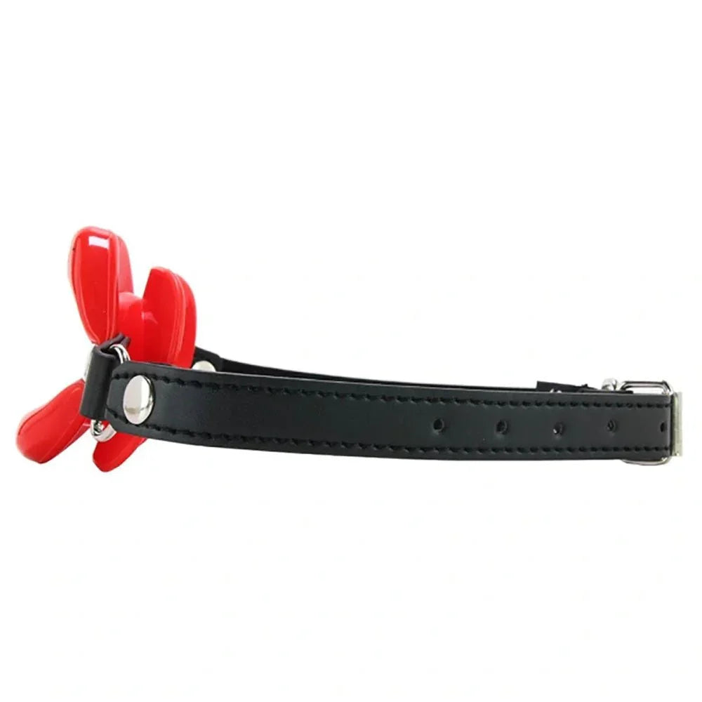 Sex & Mischief Silicone Lips Mouth Gag - Red - Red Mouth Restraint – Sex toys NZ by Naughtyhut. Discreet delivery nationwide.
