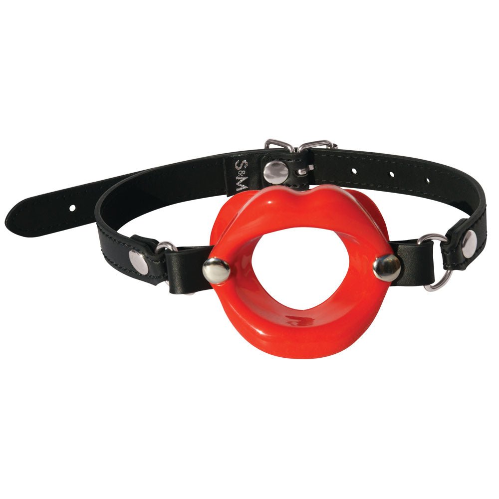 Sex & Mischief Silicone Lips Mouth Gag - Red - Red Mouth Restraint – Sex toys NZ by Naughtyhut. Discreet delivery nationwide.