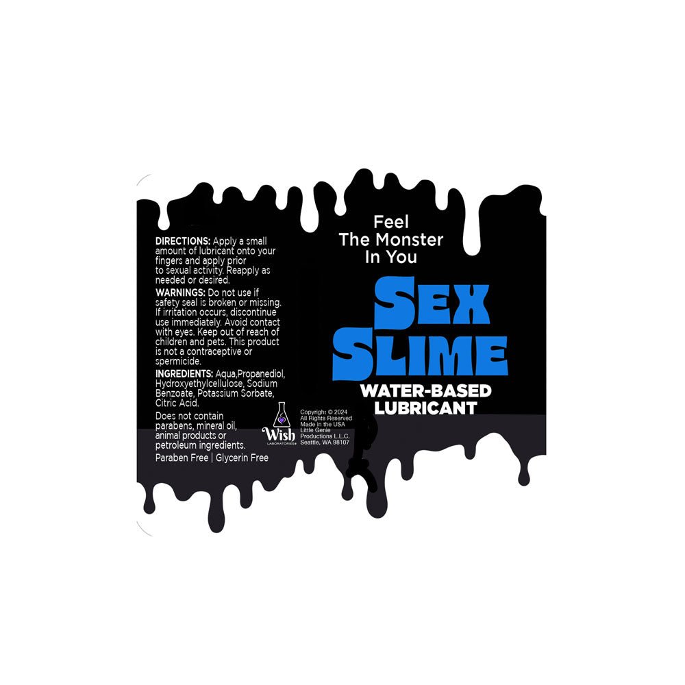 Sex Slime - Blue - Blue Water Based Lubricant - 120 ml Bottle – Sex toys NZ by Naughtyhut. Discreet delivery nationwide.