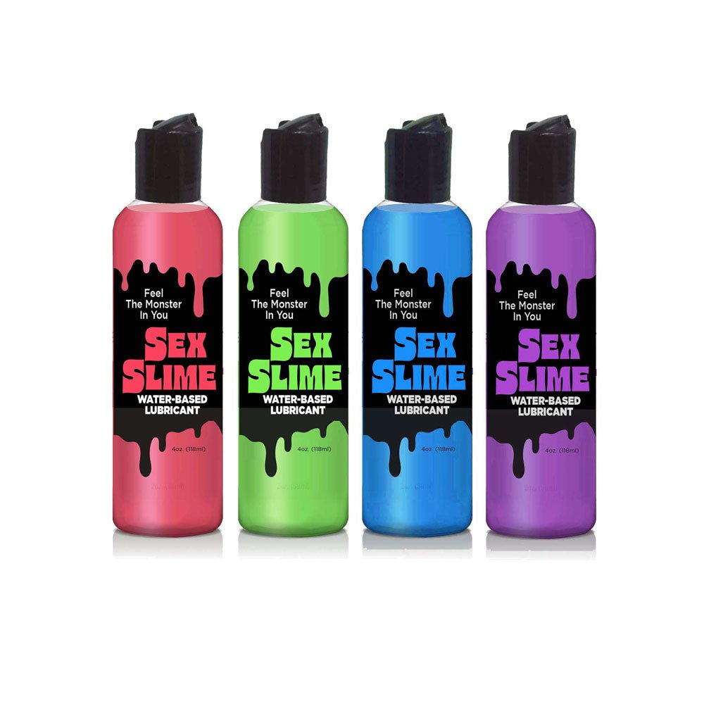 Buy Sex Slime - Blue - Blue Water Based Lubricant - 120 ml Bottle – Naughtyhut NZ sex toys online. Discreet delivery & top brands.