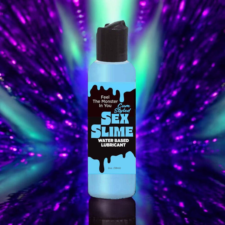 Sex Slime Cum Style Creature Lube - Blue 60 ml - Blue Cum Style Water Based Lubricant - 60 ml Bottle – Sex toys NZ by Naughtyhut. Discreet delivery nationwide.