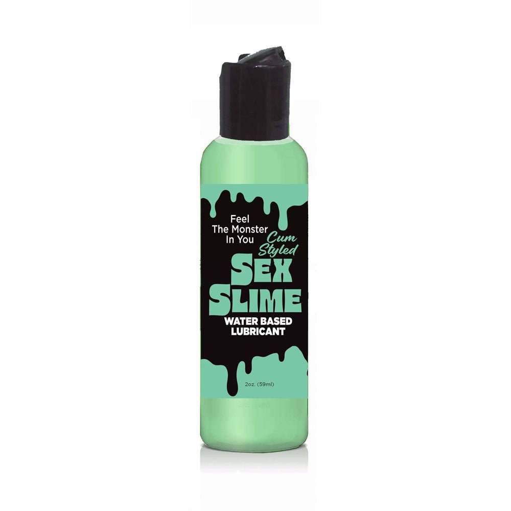 Buy Sex Slime Cum Style Creature Lube - Green 60 ml - Green Cum Style Water Based Lubricant - 60 ml Bottle – Naughtyhut NZ sex toys online. Discreet delivery & top brands.